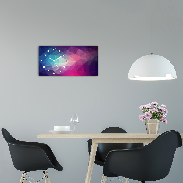 Reloj horizontal Fondo abstracto