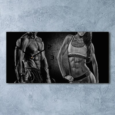 Reloj de cristal horizontal Desarrollo muscular