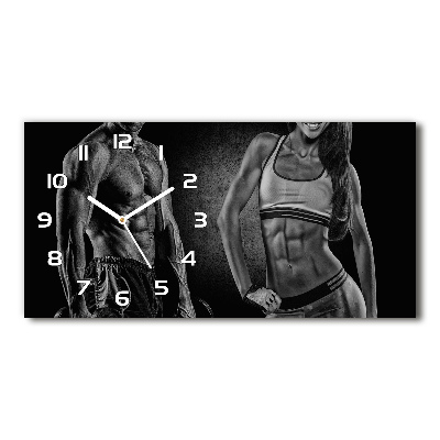 Reloj de cristal horizontal Desarrollo muscular