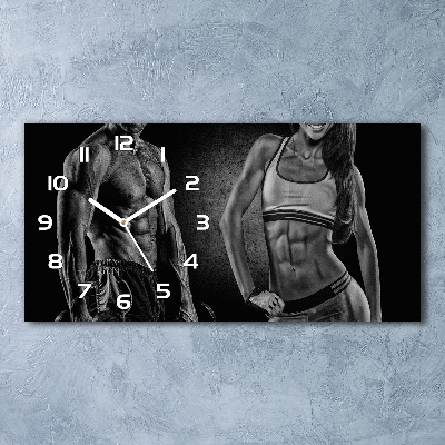 Reloj de cristal horizontal Desarrollo muscular