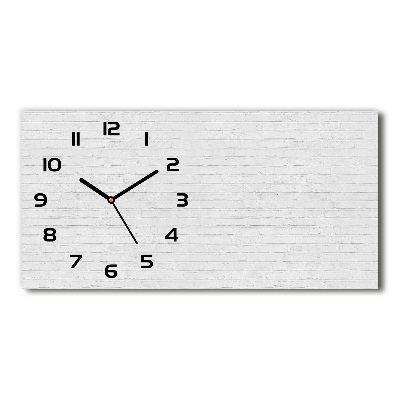 Reloj rectangular Pared de ladrillos