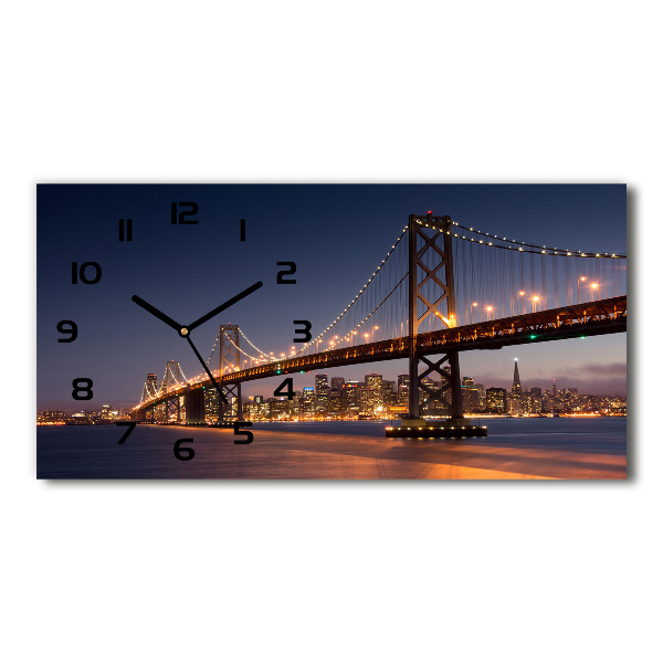 Reloj rectangular Puente de san francisco