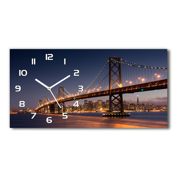 Reloj rectangular Puente de san francisco