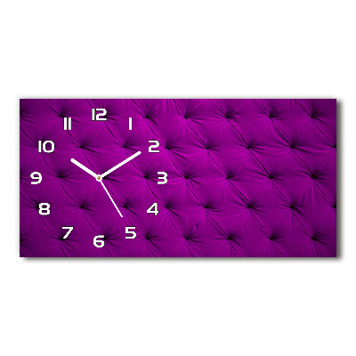 Reloj rectangular Pared de terciopelo