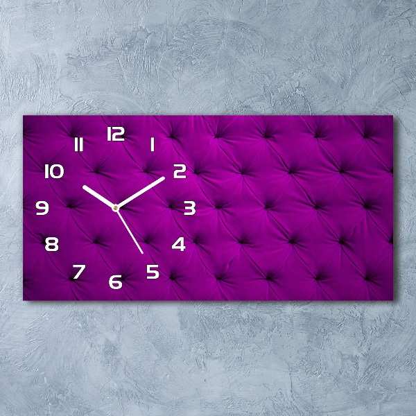 Reloj rectangular Pared de terciopelo
