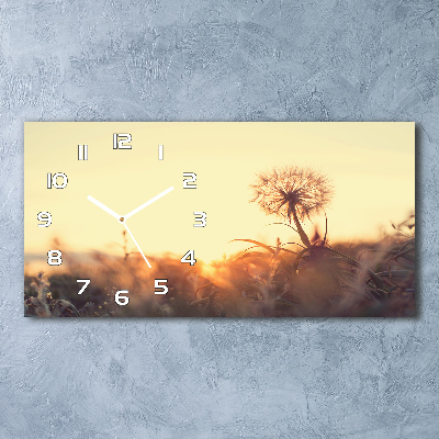Reloj rectangular Diente de león