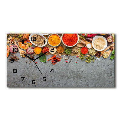 Reloj de cristal horizontal Mezcla de especias