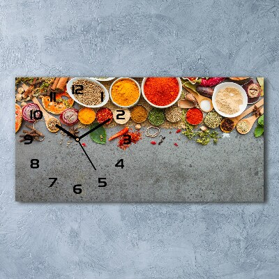 Reloj de cristal horizontal Mezcla de especias
