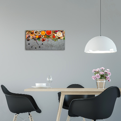 Reloj de cristal horizontal Mezcla de especias