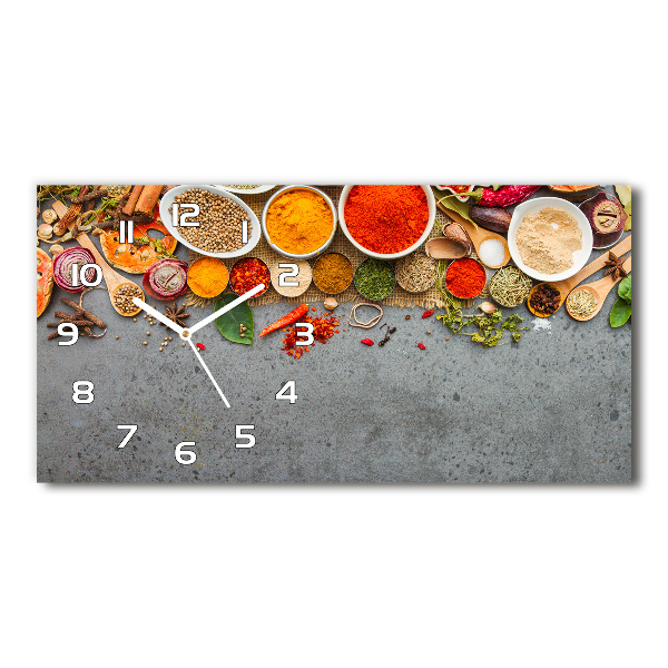 Reloj de cristal horizontal Mezcla de especias
