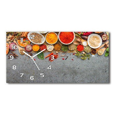 Reloj de cristal horizontal Mezcla de especias