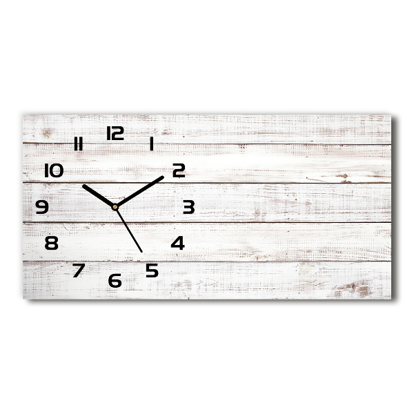 Reloj horizontal Pared de madera