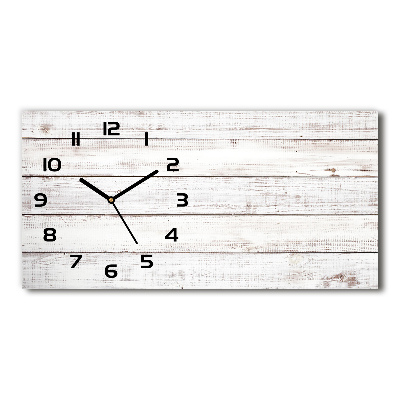 Reloj horizontal Pared de madera
