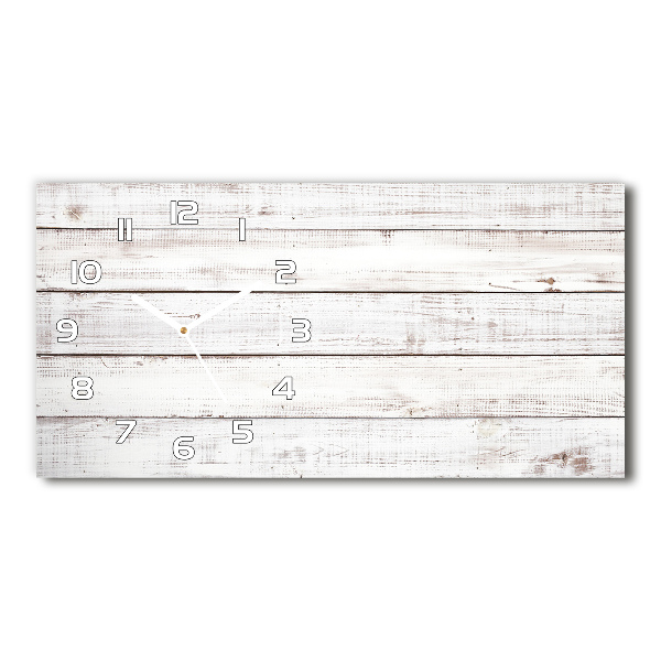 Reloj horizontal Pared de madera