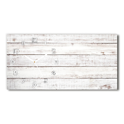 Reloj horizontal Pared de madera