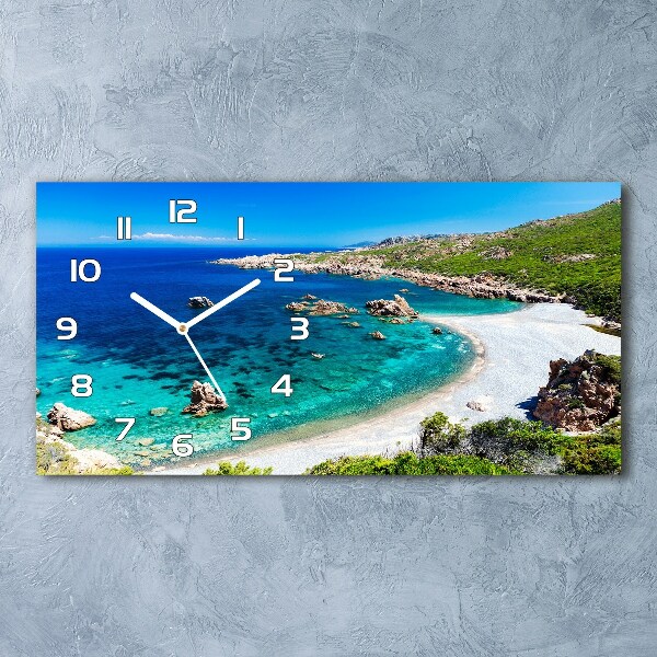 Reloj rectangular Bahía del mar