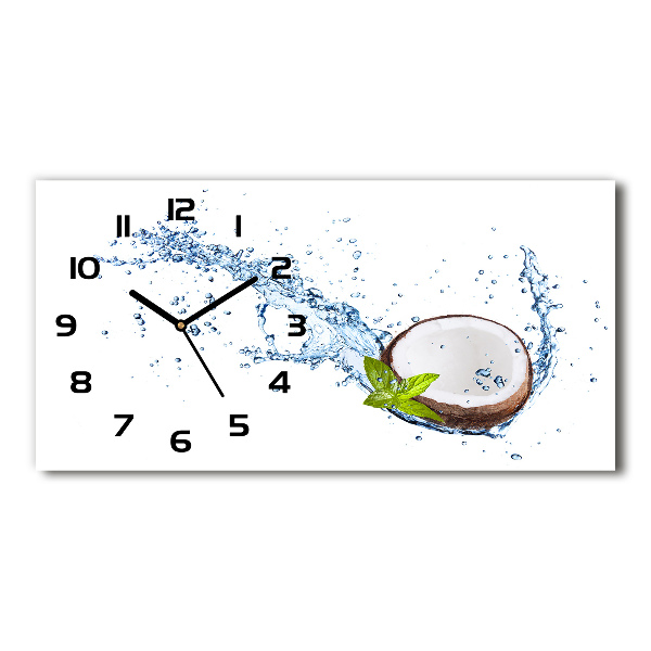 Reloj rectangular Coco y agua