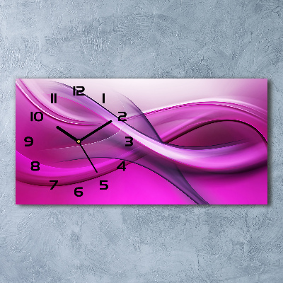 Reloj horizontal Fondo de ondas