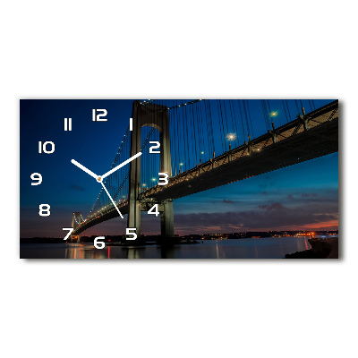 Reloj rectangular Puente de brooklyn