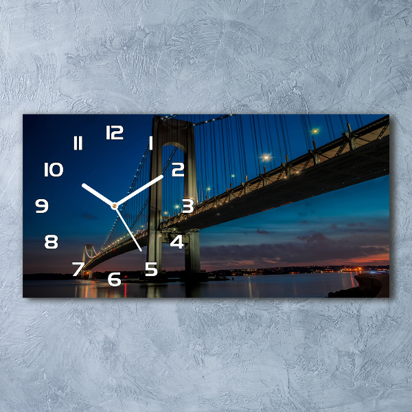 Reloj rectangular Puente de brooklyn