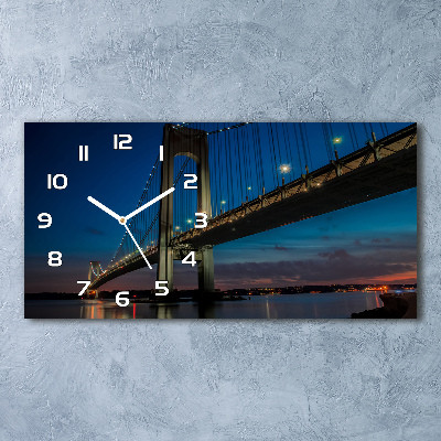 Reloj rectangular Puente de brooklyn