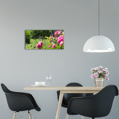 Reloj de cristal horizontal Brezo