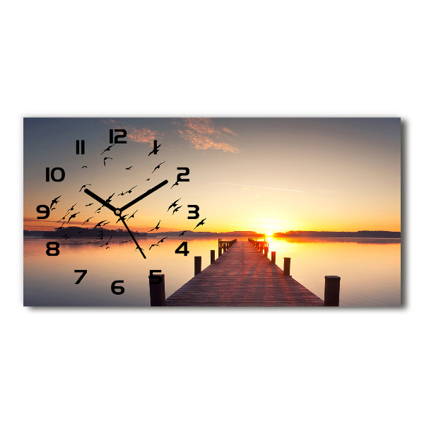 Reloj horizontal Atardecer