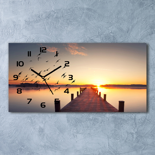 Reloj horizontal Atardecer