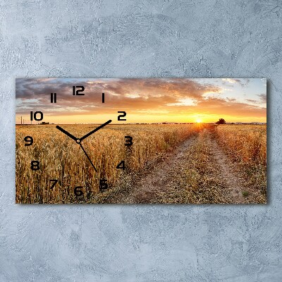 Reloj horizontal Campo de trigo