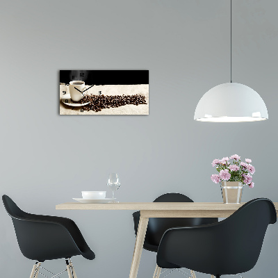 Reloj horizontal Café aromático