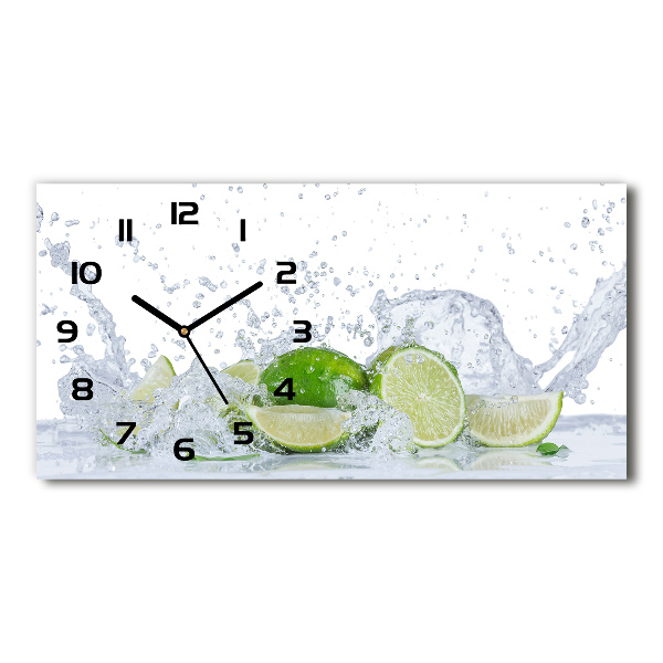 Reloj rectangular Limas y agua