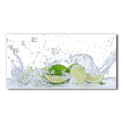 Reloj rectangular Limas y agua