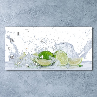 Reloj rectangular Limas y agua