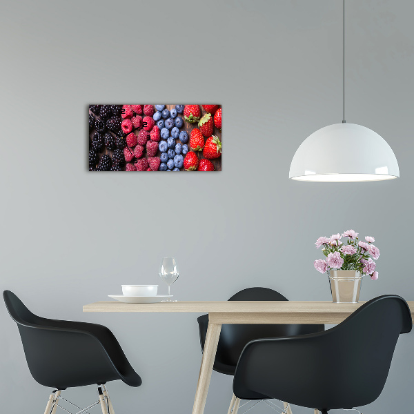 Reloj horizontal Frutos del bosque