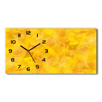 Reloj horizontal Triángulos abstractos