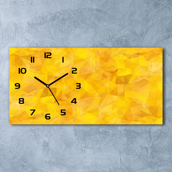 Reloj horizontal Triángulos abstractos
