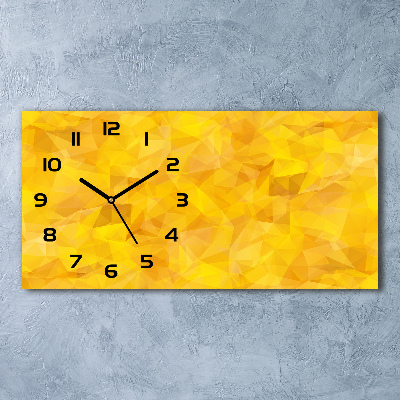 Reloj horizontal Triángulos abstractos