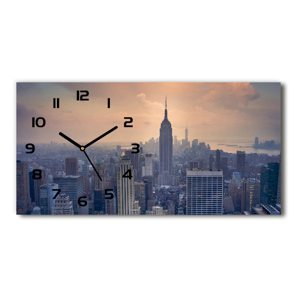 Reloj horizontal Manhattan nueva york