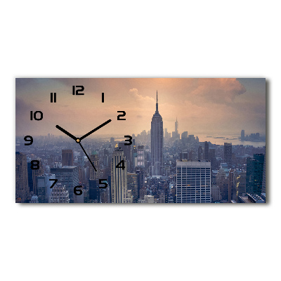 Reloj horizontal Manhattan nueva york