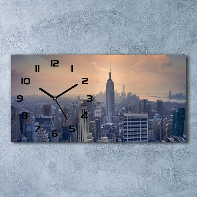Reloj horizontal Manhattan nueva york