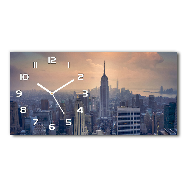 Reloj horizontal Manhattan nueva york