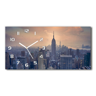 Reloj horizontal Manhattan nueva york