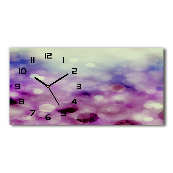 Reloj horizontal Ruedas moradas