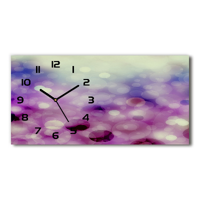 Reloj horizontal Ruedas moradas