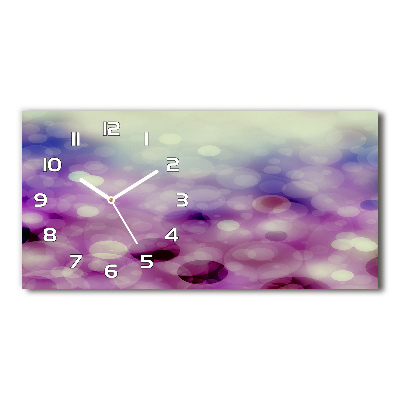 Reloj horizontal Ruedas moradas