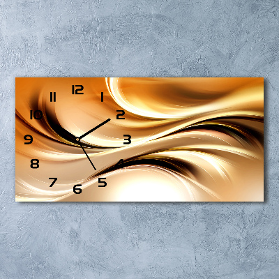 Reloj rectangular Ondas abstractas