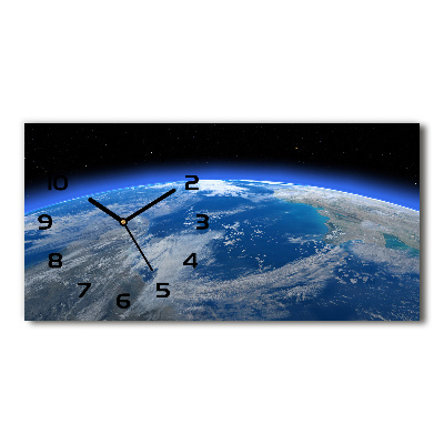 Reloj horizontal Planeta tierra