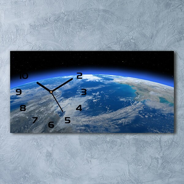 Reloj horizontal Planeta tierra
