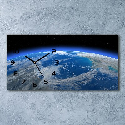 Reloj horizontal Planeta tierra