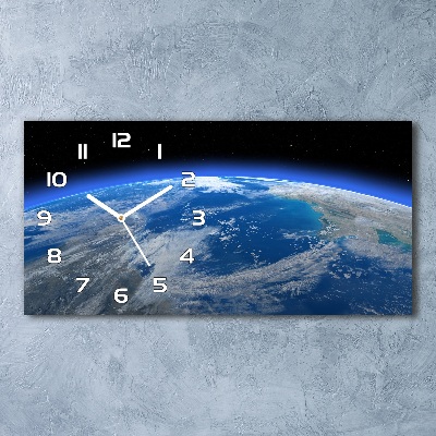 Reloj horizontal Planeta tierra
